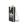 Gucci X Adidas Collaboration Logo Print Snap Closure Leather Phone Bag Women Shoulder Bag Black Beige 702203-UZ3BT-1057