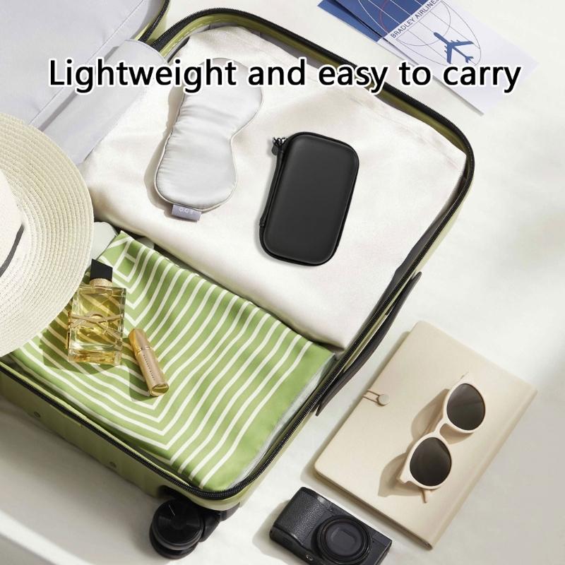 Charger Storage Bag Durability EVA Case with Meshed Pocket and Elastic Straps For Secure Travel Organization