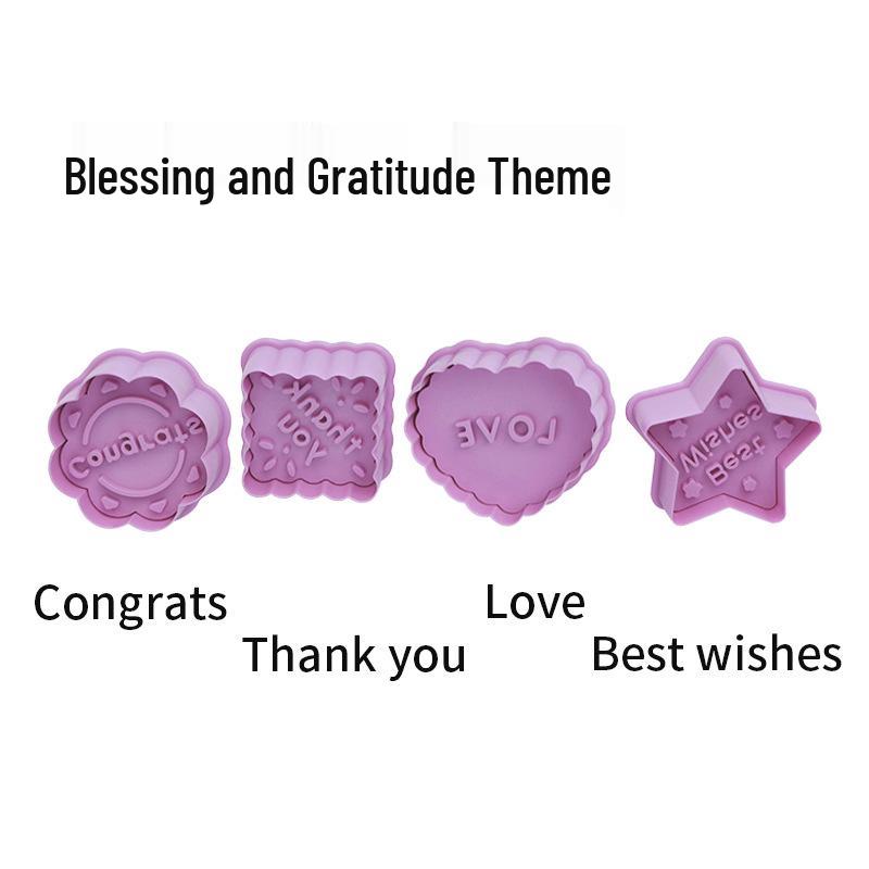 3D Cartoon Keksform Set - Feder-Ausstecher für Weihnachten, Halloween & Ostern