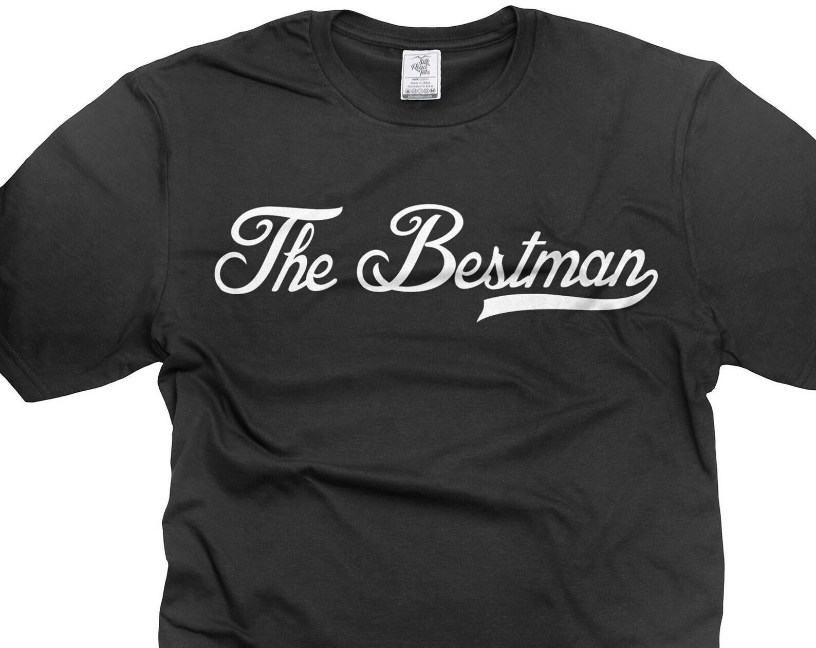 Men s  The Bestman  Wedding T-Shirt: Bachelor Party Groom Crew Shirt 3XL