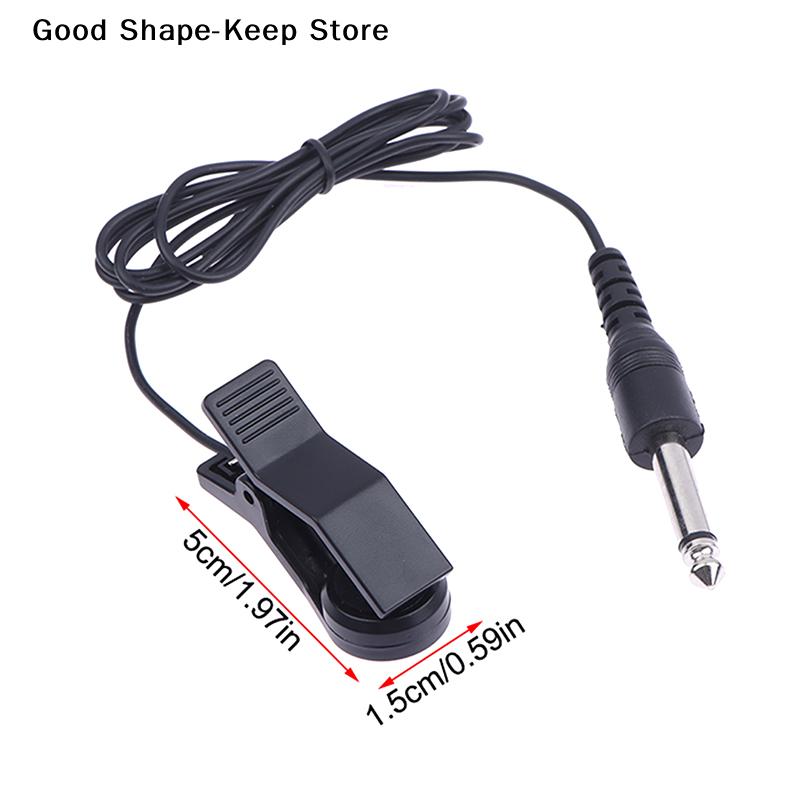 Universal Piezo Microphone Pickup Clip-On Acoustic Guitar Violin Banjo Mandolin Ukulele Musical Instrument Contact Pickup