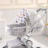 Infants Fly Shield Full Coverage Fly Net for Baby Prams and Travel Cribs Easy To Install and Highly Durability
