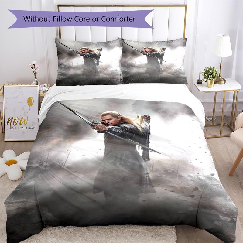Lord Rings Quilt Cover Set Perfect for Playroom Machine Washable Perfect Gift for Friends Family