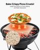 Pizza Stone, 508 x 355 mm Rectangular Cordierite Pizza Stone, Extra Large Baking-Stone with Aluminum Peel, 15 mm Thick Heat-Resistant Cordierite, for
