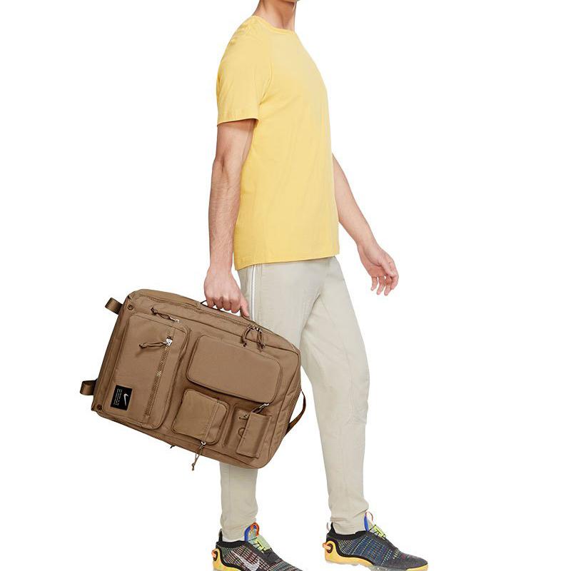 Nike Polyester Backpack Regular Unisex Brown Casual CK2656-208