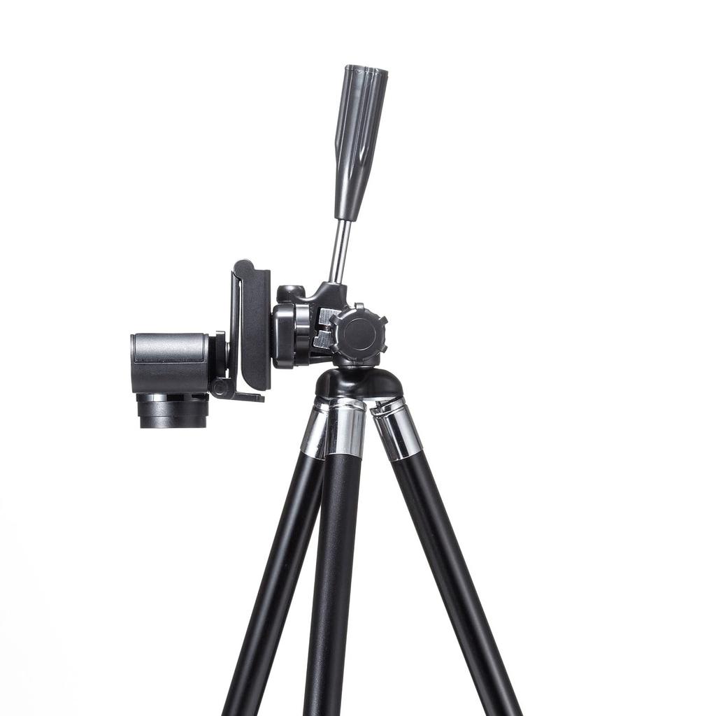 Sanwa Supply Tripod for Inch Screw Black DG-CAM28 (8 Sections) Webcams, 1/4 Mount,