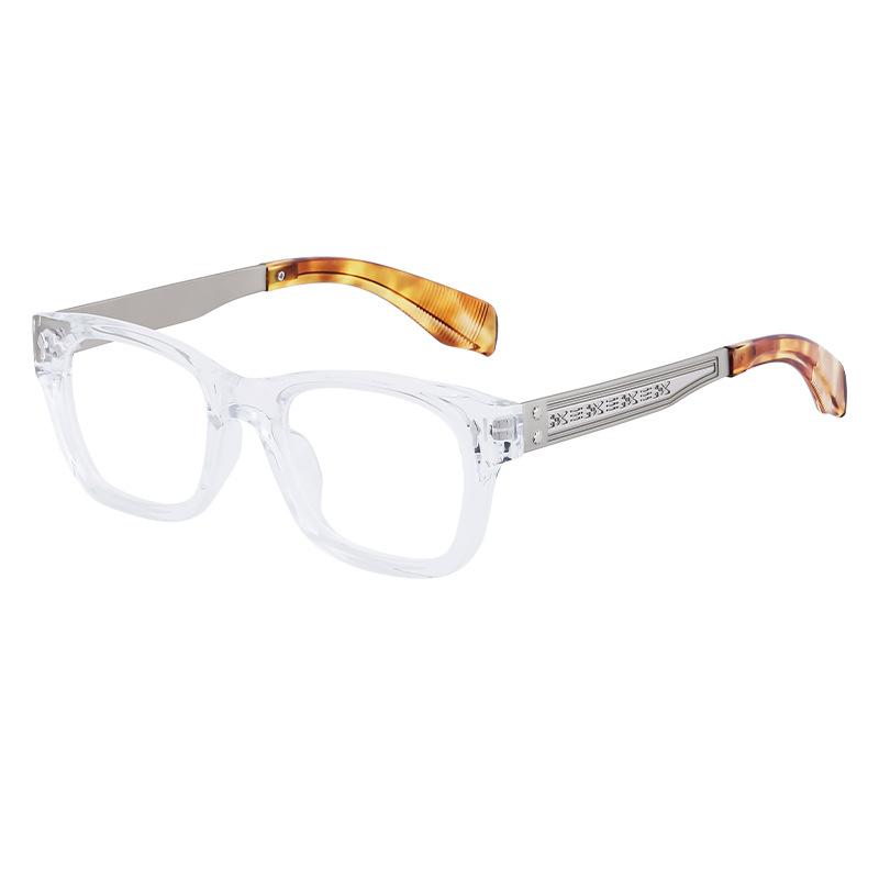 

Can Be Equipped With Myopia Square Glasses Men S Retro Flat Glasses Men S Optical Frames