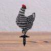 Decoration, Acrylic Animal Stakes, Silhouette Chicken, Statue Decor for Festival Easter