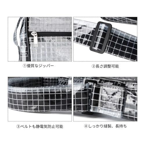 NOTAG Clean Bag, Engineer's Shoulder Bag, Anti-Static, Transparent, Waterproof, Durable PVC Tool Bag for Clean Rooms, Visible Contents, Work, Construc