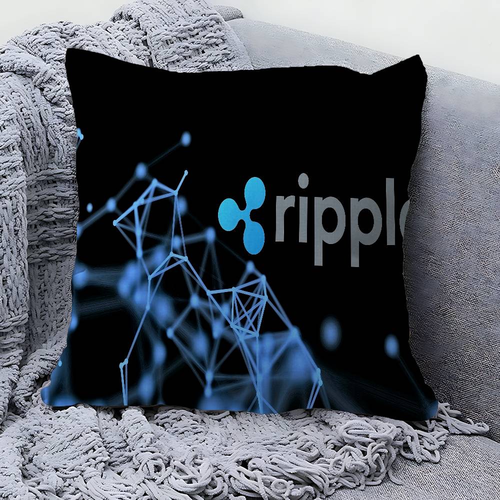 Xrp Ripple Crypto Pillow Anime Pillow Sofa Bed Head Pillow Cover Cushion Cover 45x45 Cm Fashion