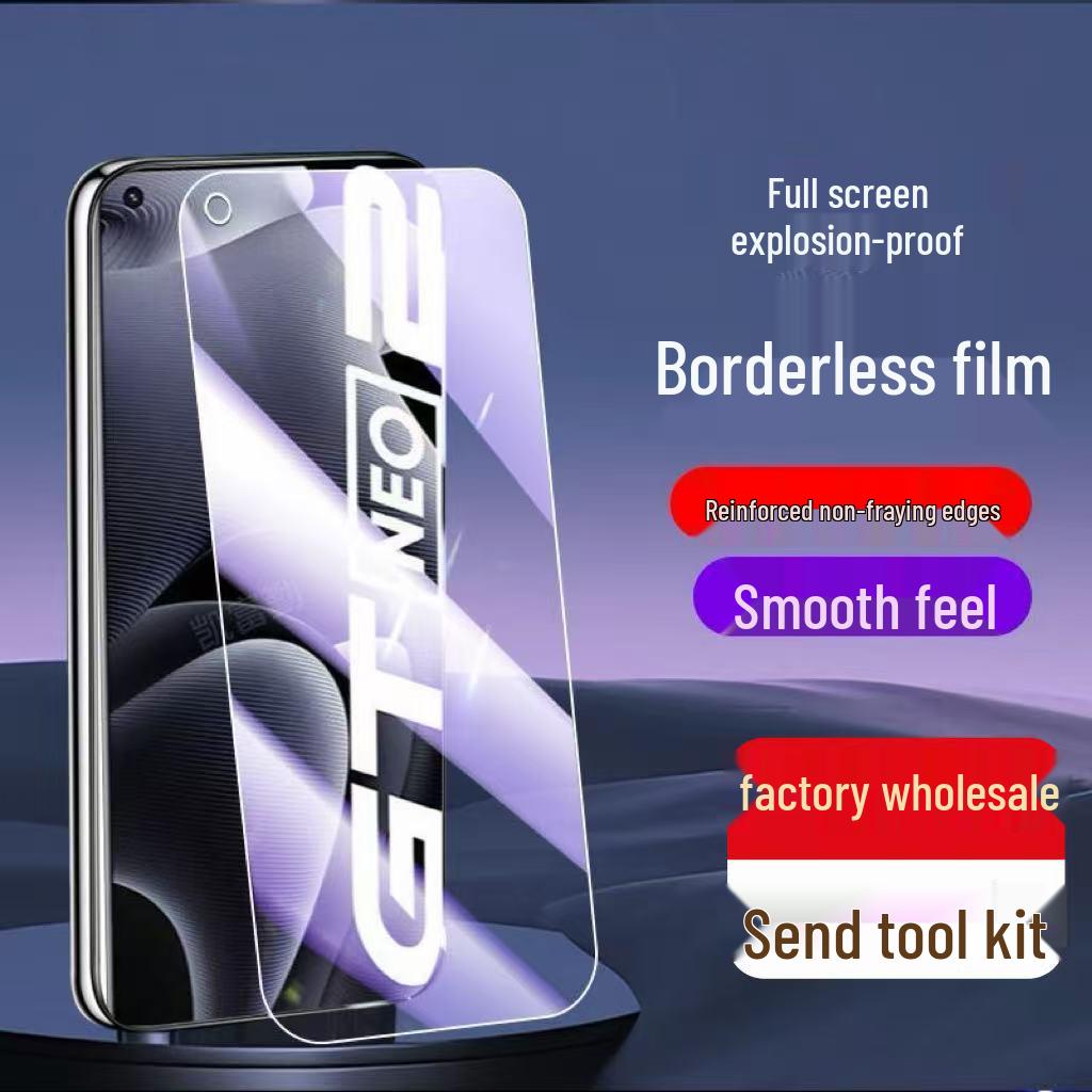 Protector de ecran din sticlă securizată pentru Realme GT Neo 2/2T cu protecție împotriva luminii albastre