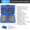50Pcs Screwdriver Bit Set Security Bit Set Extra Long Magnetic Driver Kit Drill Screwdriver Bit Set Screw Driver Bits