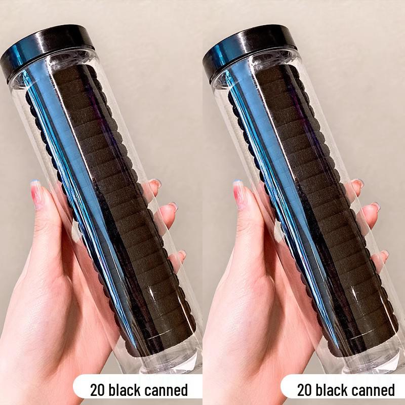 Women's Seamless Rubber Band Hair Tie - 2025 New High Ponytail, Simple Design with Leather Cover