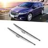 12in/30.48cm Front  Wiper Blades Stainless Steel Polished Silver  for Car Windscreen Wiper Blades Car Parts