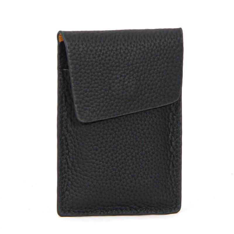 Ultra-thin Genuine Leather Women's Multi-card ID Holder