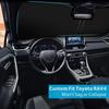 Auto Frontscheibe Sonnenschutz Abdeckung Sonnenschirm Coche Windschutzscheibe Sonnenblende Schattierung Sonnenschutz für Toyota RAV4 - 2022 Zubehör