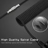USB Port a Mechanical Keyboard Coiled Cable Mechanical Keyboard Coiling Cord  Computer Accessories