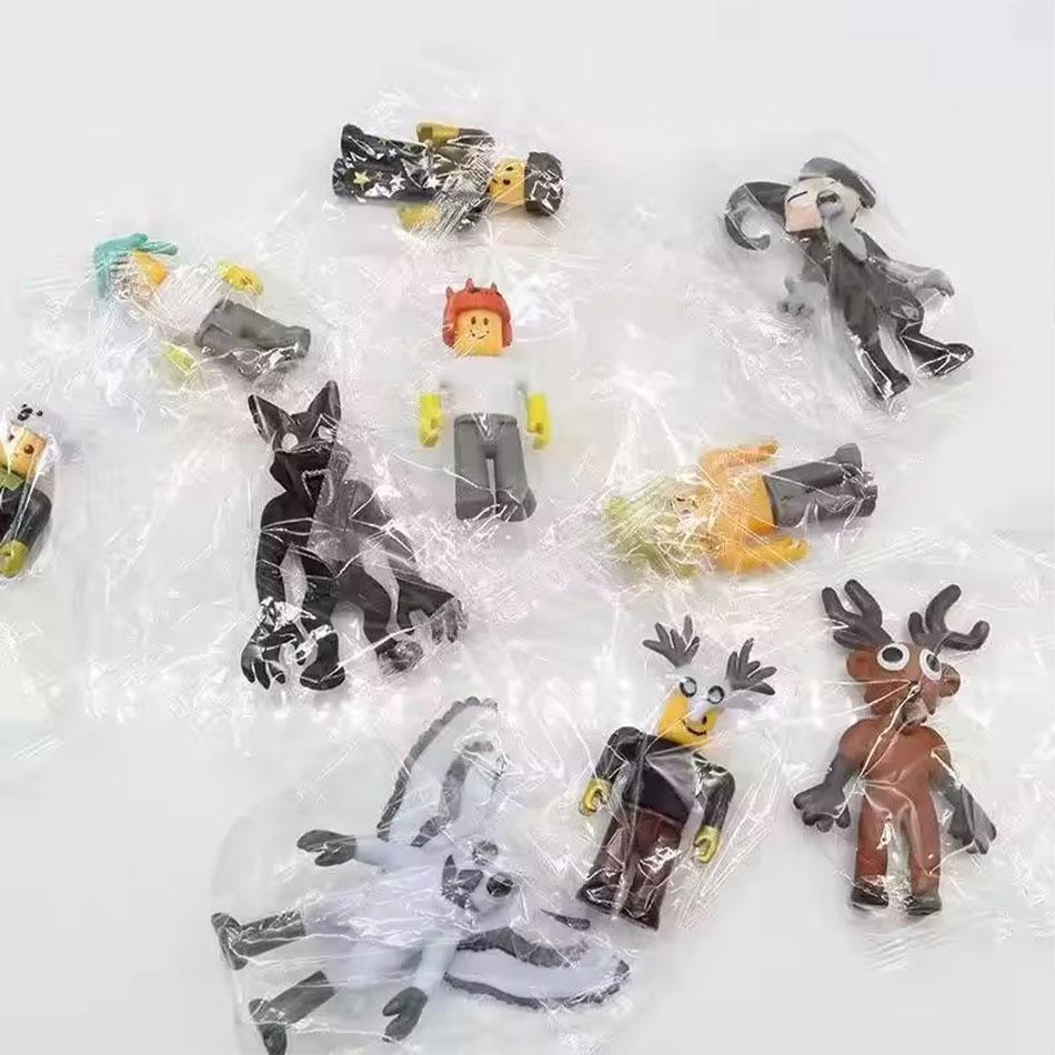 High Quality 10pcs 99 Nights In The Forest Deer Owl Goat Player Protagonist Character Monster Model Figurine Toy Christmas Gift