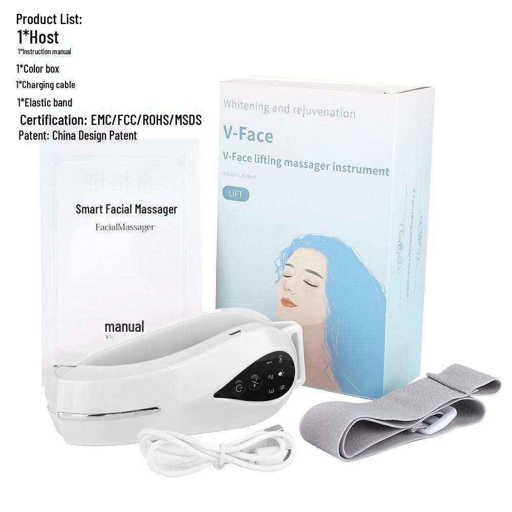 EMS Microcurrent V-Face Device with Constant Temperature Light Therapy