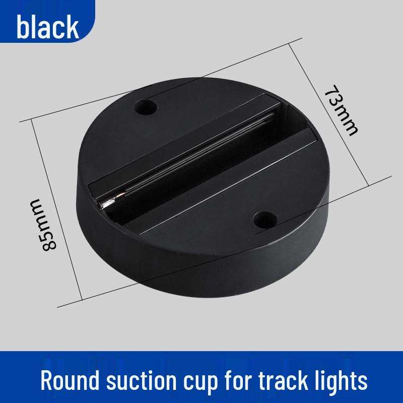LED Spotlight Track Light Set with 1m & 0.5m Thickened Track and Connector Adapter