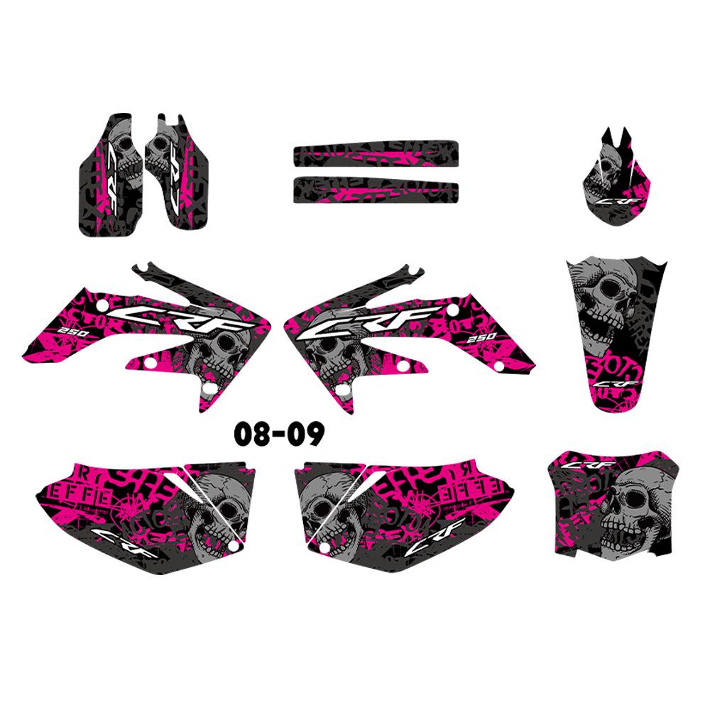 CRF250R CRF250 Off-Road Stickers (2004-2009)