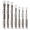 Multifunctional Alloy Drill Bit With Rust Resistant Surfaces Coating for Various Power Tool Home Repair Construction Use