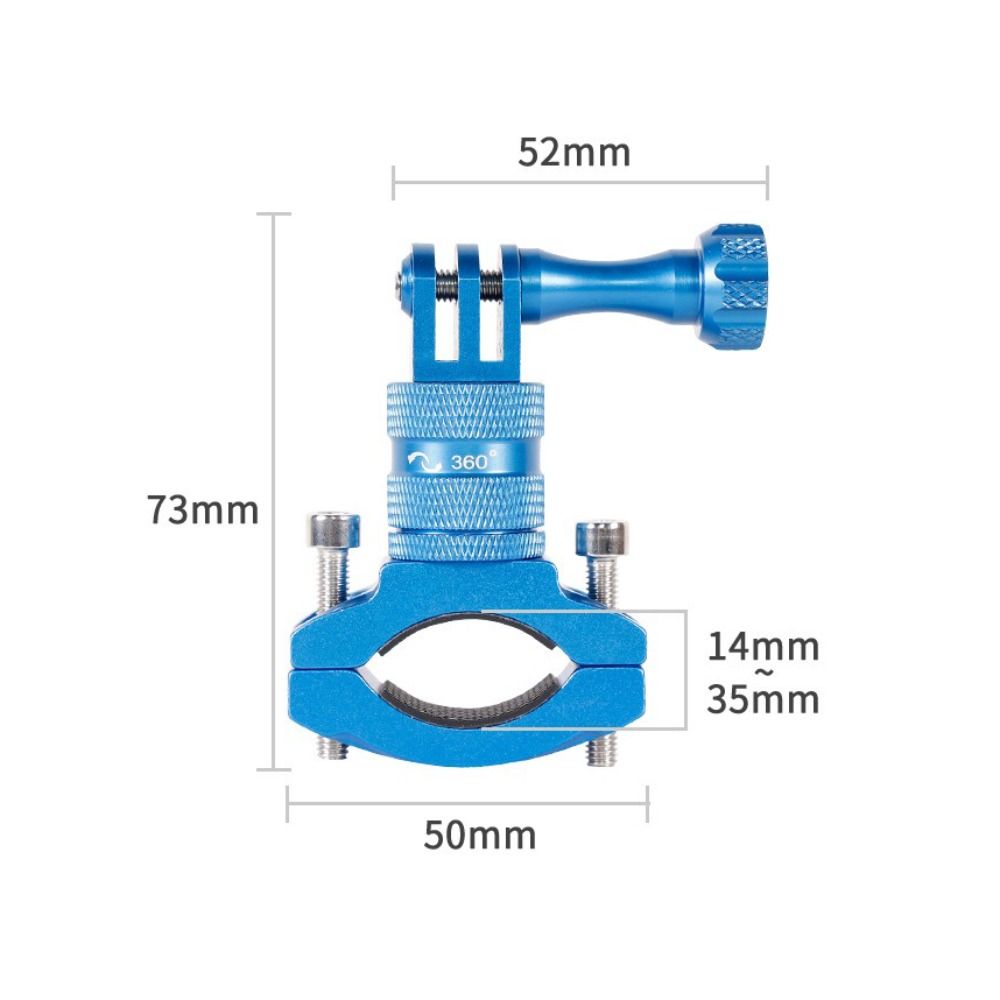 Fixed Support Bike Handlebar Mount 360 Degree Clamp Bike Fixed Support Rotary Bike Mount  Cycling