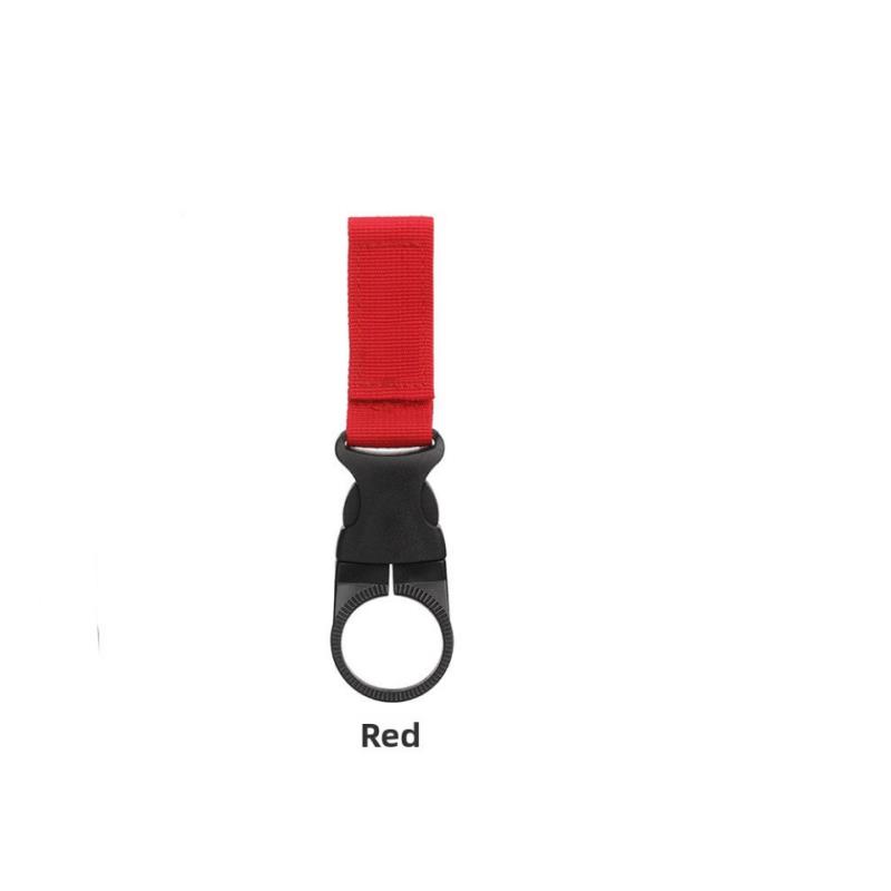 Webbing Water Bottle Holder Climbing Carabiner Belt Backpack Hanger Hooks Clip Multifunction Water Bottle Nylon Buckle Hook Clip 4