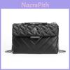 Stylish Black Quilted Chain Shoulder Bag For Women With Soft Pu Material And Multiple Compartments