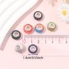 7/14/21pcs European Resin Macroporous Beads, Loose Spacing Beads, Pendant Beads, DIY European Bracelets, Necklaces, Jewelry Making