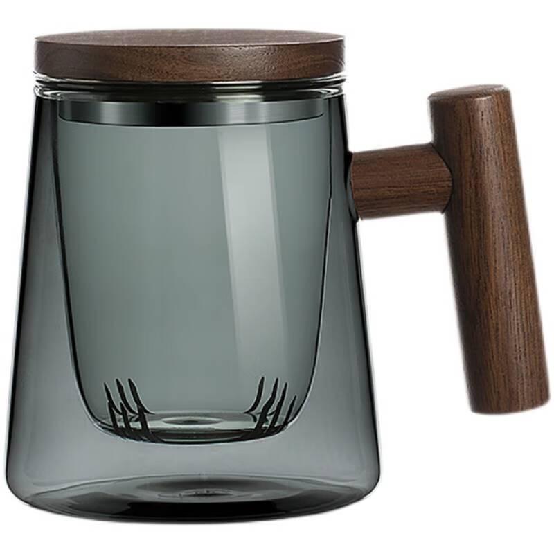 High Borosilicate Glass Tea Infuser Mug