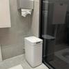Large Capacity Bathroom Trash Can with Lid One-Touch Pop-Up Waterproof Garbage Bin Odor-Sealing Seamless Living Room Dustbin
