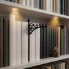 Massiver Eisen-Bücherregal-Teiler Vintage Eisen Metall Buchstütze Buchstopper Bibliothek Leseecke
