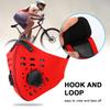   Warm Anti Dust Pollution Dustproof Filter Half Face Mask for Outdoor Cycling(Red)