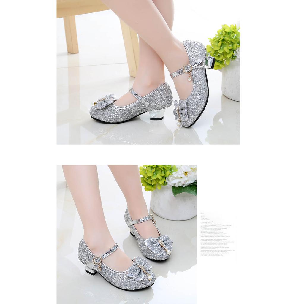 Girls' Princess Shoes For Spring And Summer, Mid Size Children's Soft Soled Shoes