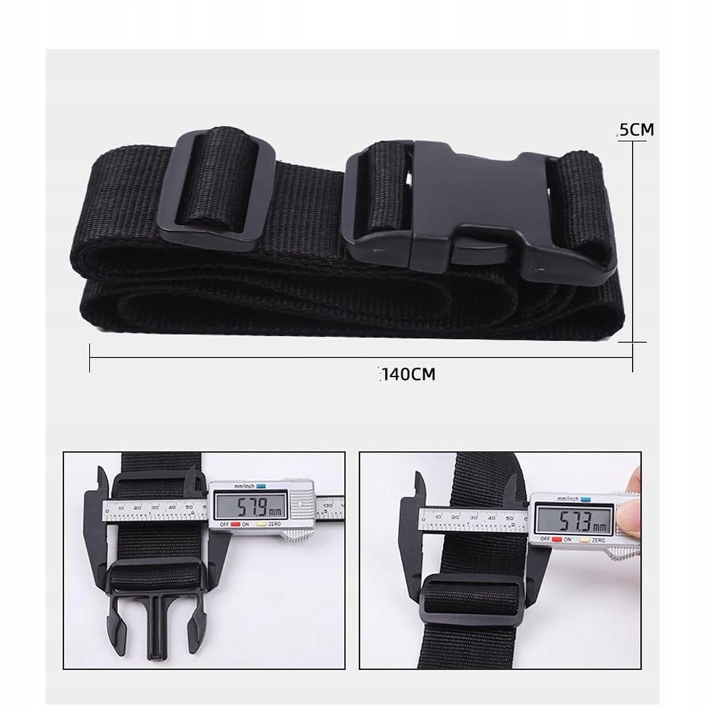 Rosfix Werkzeugtasche Oxford ToolBelt Pro – Wasserabweisend | 56 x 15 cm | 11 Taschen | Verstellbarer Gürtel bis 140 cm