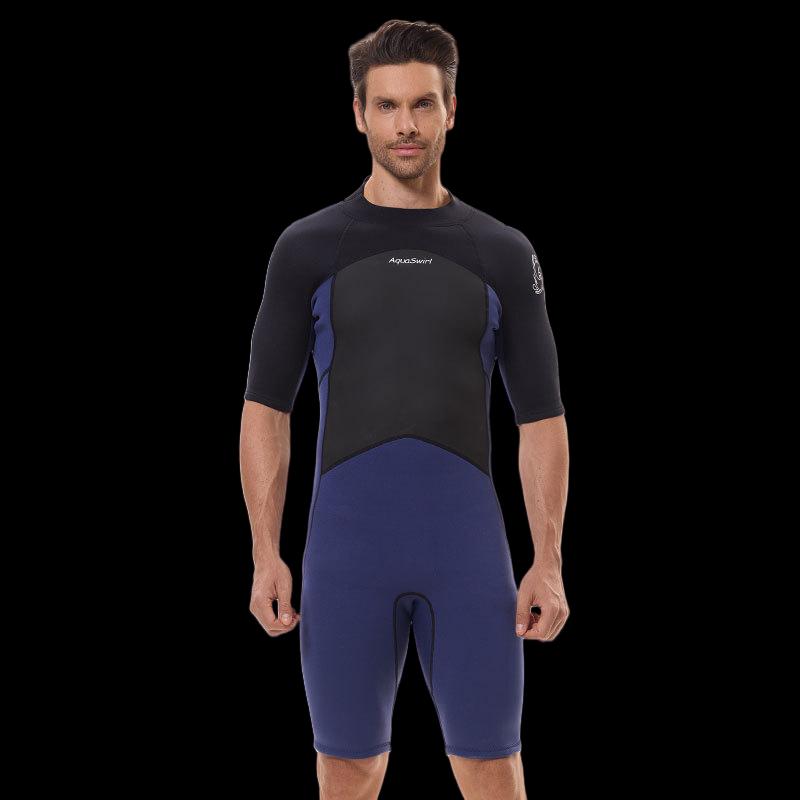 Men s Short-Sleeve Wetsuit One Size