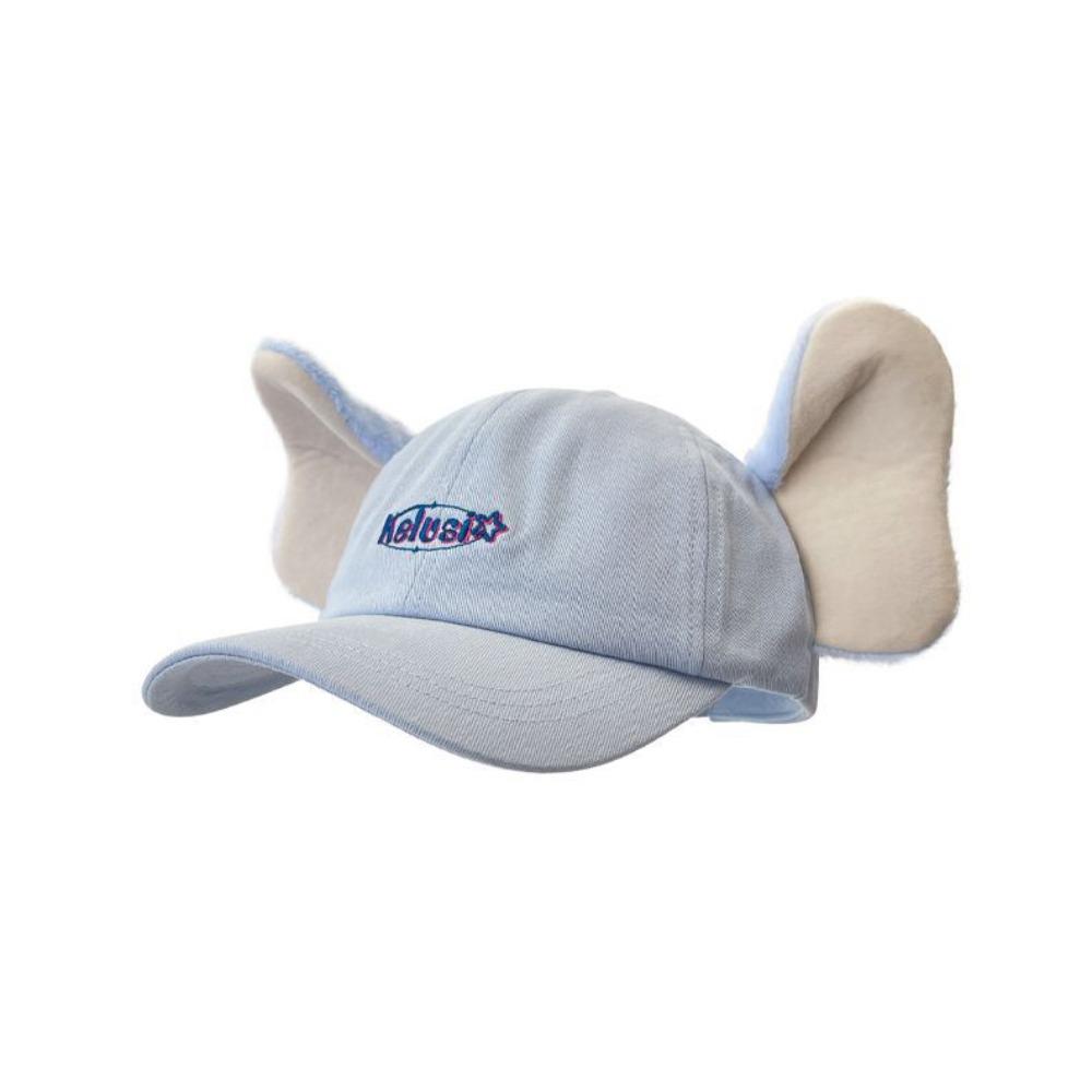 With Ears Cartoon Baseball Cap Rabbit Kitten Sun Hat Casual Peaked Cap