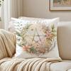 Nordic Midsummer Festival Cushion Cover Linen Minimalist Soft  for Sofa Bed Home Room Decor