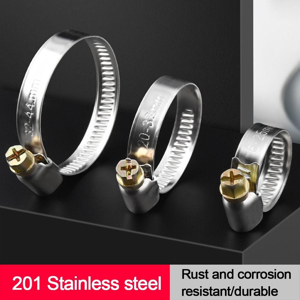 12 Colliers De Serrage Inox 10-16mm - Réglables Sans Outils, Pour Tuyaux, Jardin, Plomberie, Bricolage