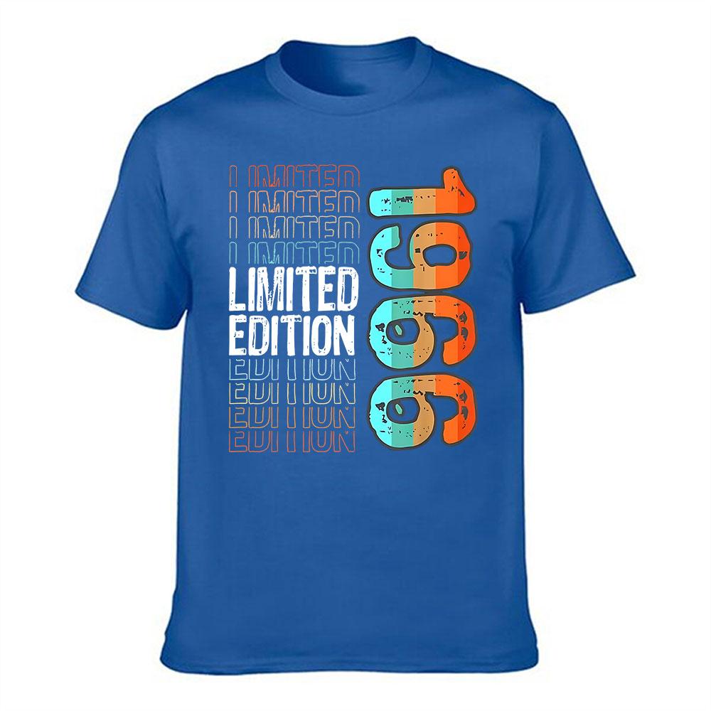 Unisexs Cotton Retro Limited Edition 1999 Graphic Tee Vintage Distressed Print Casual Short Sleeve Tshirt