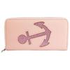 Cham Cham Wallet for Women In Pink Synthetic Material, Elegant Horizontal Format