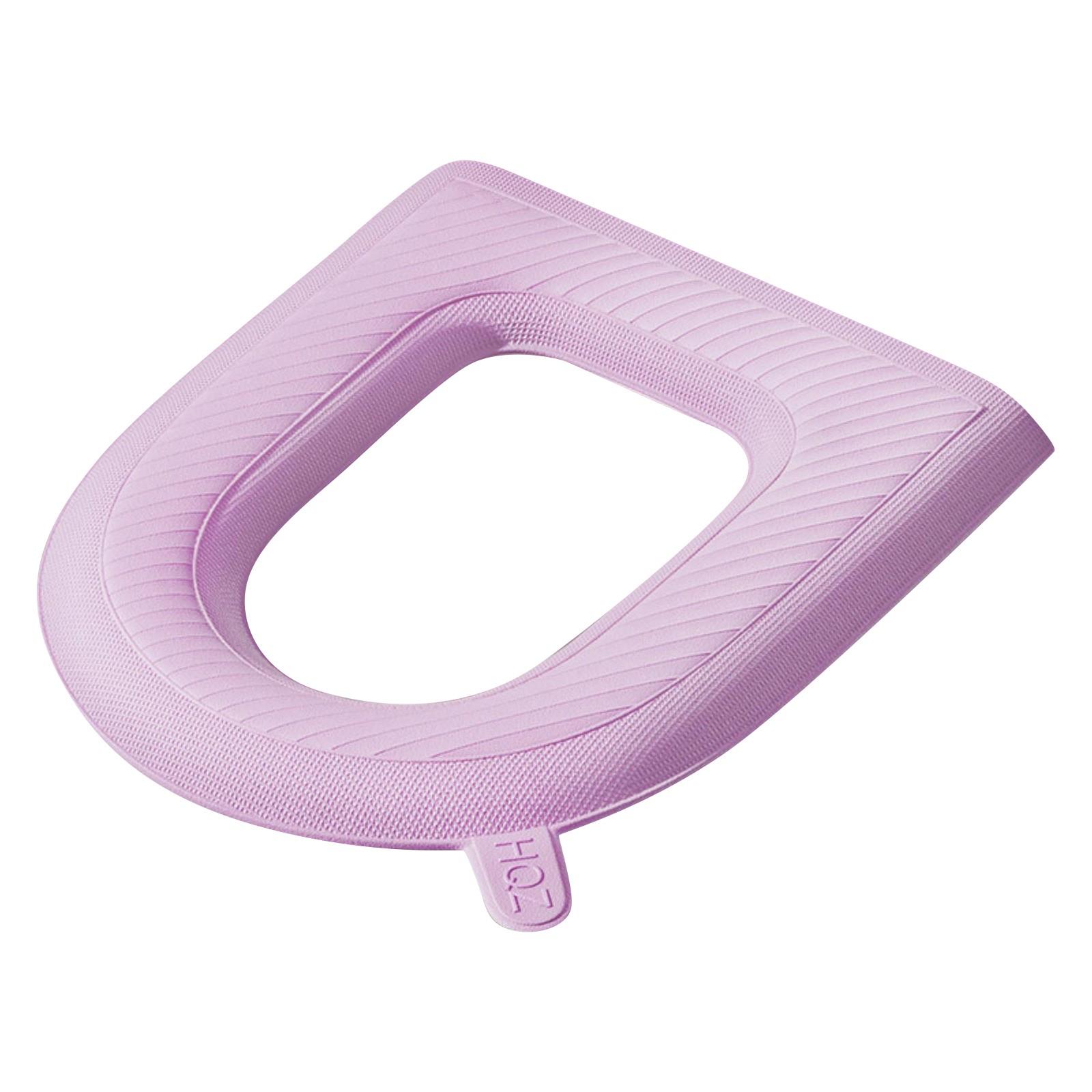 

Водонепроницаемая подушка для сиденья унитаза Four Seasons Универсальная подушка для сиденья унитаза Бытовая крышка для сиденья унитаза One Size розовый