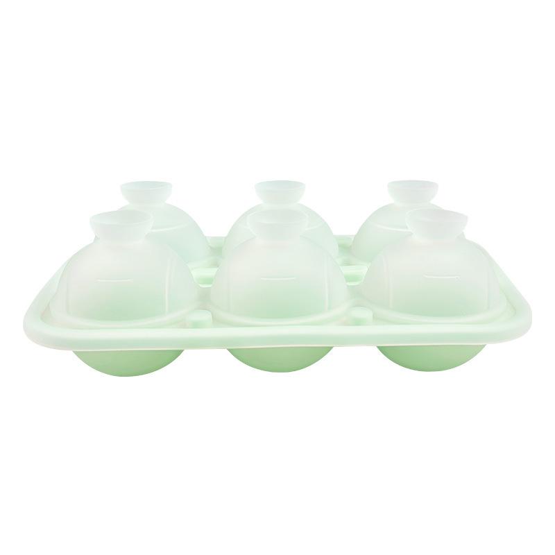 Silicone Ice Cube Tray for Hockey Puck & Tennis Ball Molds - Household Ice Cube Mold Box
