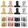 Gouden Ronde Metalen Clip voor Planner, Boek en Ticket Binding
