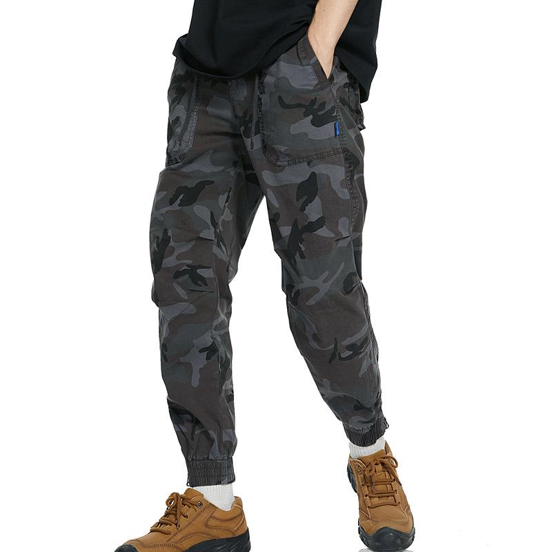 Autumn And Winter Men'S New Camouflage Retro Casual Overalls Leggings Trendy High Street Casual Overalls Men'S