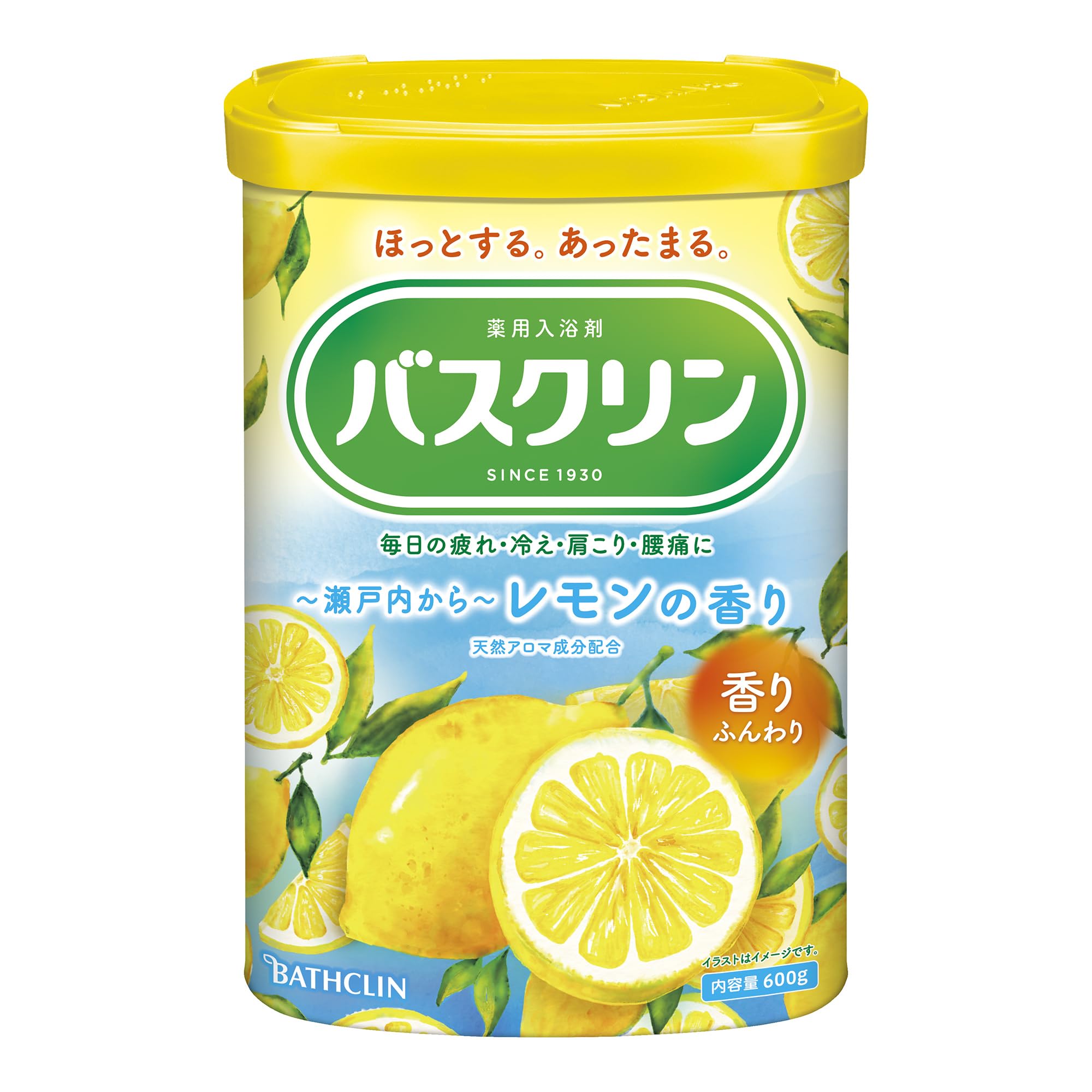

Bathclin Lemon Scent Bath 600g Fatigue Relief Additives, (30 servings), [Quasi-drug]