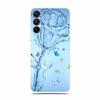 Blumen Klare Hülle Für Samsung A36 A26 A16 Weiche Silikon Handyhülle für Samsung Galaxy A 36 26 16 5G Transparent Luxus Para