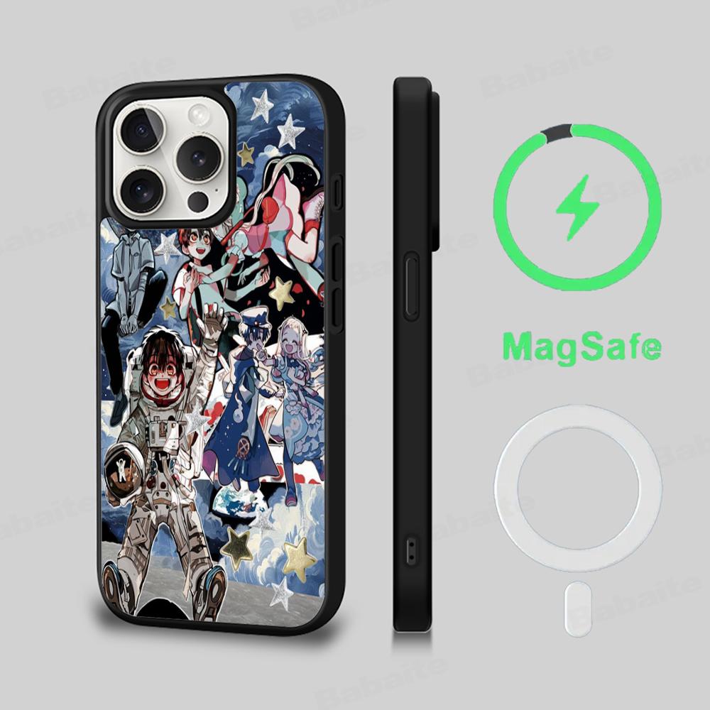 Toilet Bound Hanako Kun Phone Case Magnetic Case For IPhone 16 14 13 12 11 15 Pro Max Plus For Magsafe Wireless Charge Cover