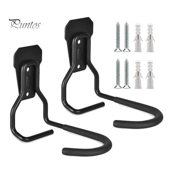 

1 шт./2 шт. стойка для велосипеда настенный держатель для велосипеда в помещении вешалка для горного велосипеда крючок для хранения велосипеда стойка для потолка гаража 2pcs чёрный